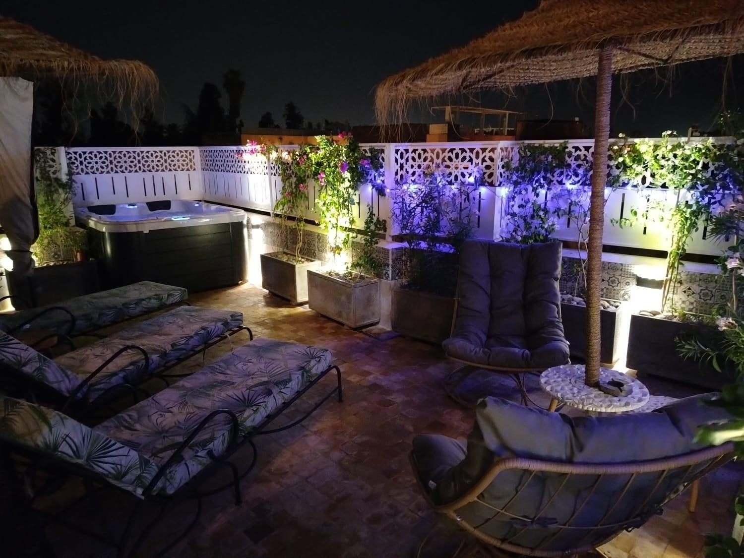 Riad & Spa Sous Le Soleil Chez Jerome Et Pamela Ch Lagon Marrakesch Exterior foto